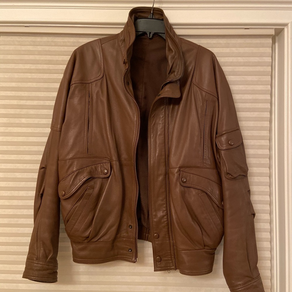 Men’s size 48 real lamb skin jacket